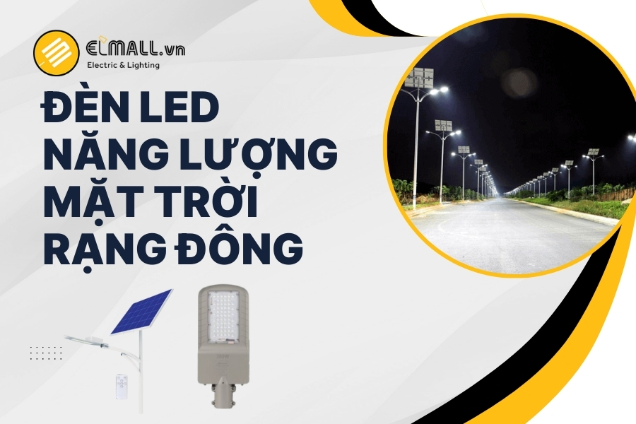 đèn led năng lượng mặt trời rạng đông