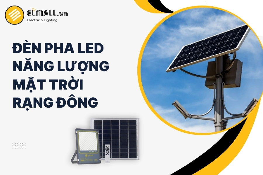 đèn led pha năng lượng mặt trời