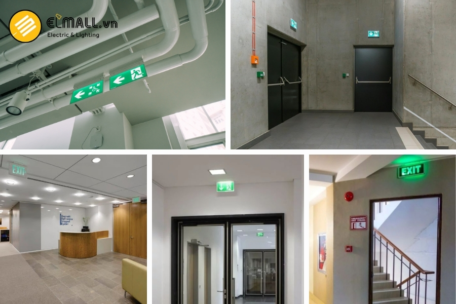 các quy định lắp đèn exit 