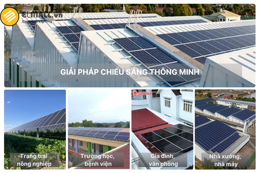 ứng dụng của hệ thống điện năng lượng mặt trời