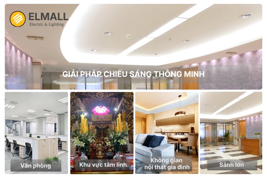 ứng dụng đèn led thả trần