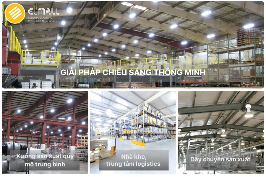 ứng dụng đèn led highbay công suất 100w