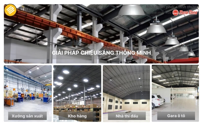 Ứng dụng của đèn LED HIghbay HB03 310/120W