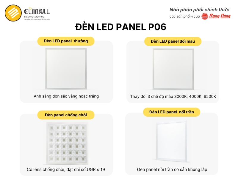 đèn led panel p06