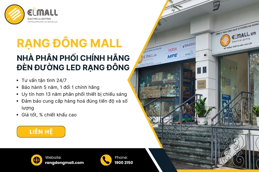 Rạng Đông Mall bán đèn đường LED Rạng Đông 