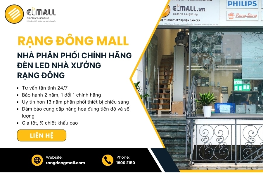 mua đèn nhà xưởng tại rạng đông mall