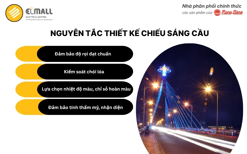 Nguyên tắc thiết kế chiếu sáng cầu