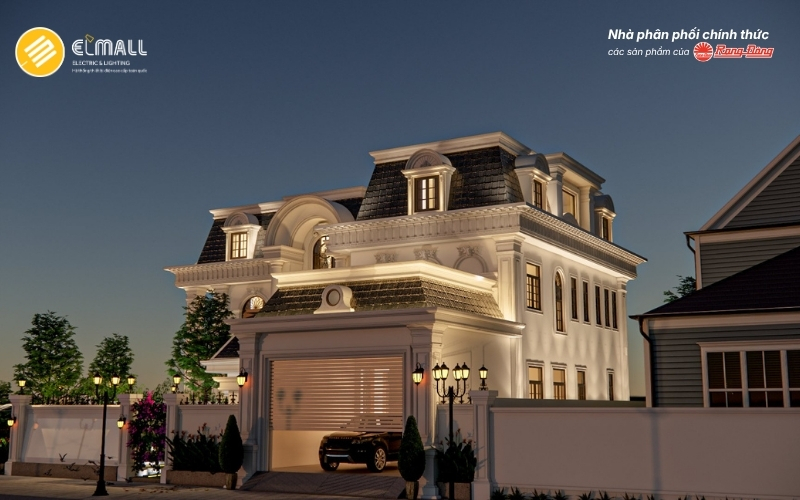 Thiết kế chiếu sáng biệt thự