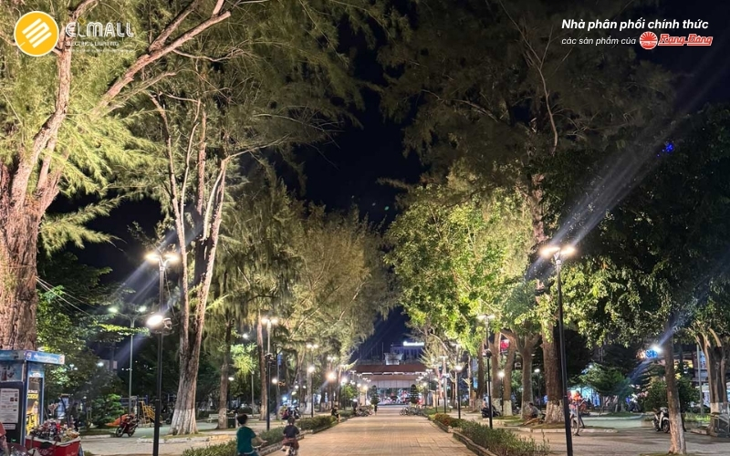 Thiết kế chiếu sáng sân vườn