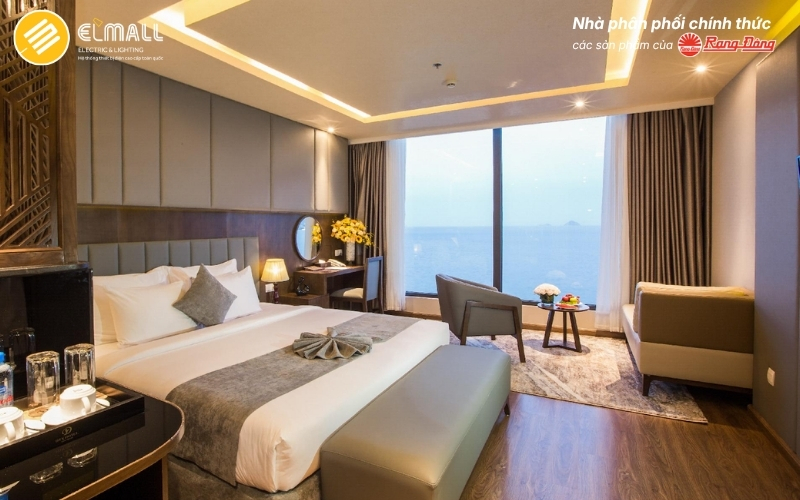 Thiết kế chiếu sáng khách sạn phòng nghỉ