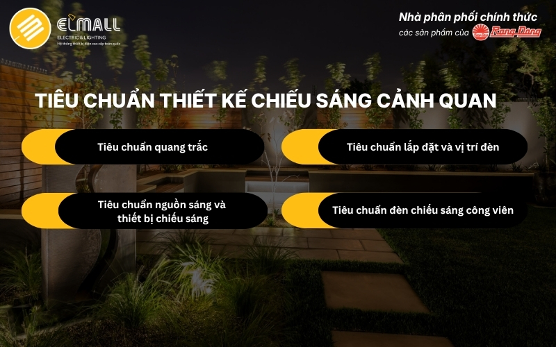 Tiêu chuẩn thiết kế chiếu sáng cảnh quan