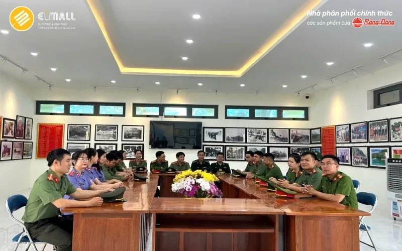 Công trình chiếu sáng văn phòng công ty đã triển khai