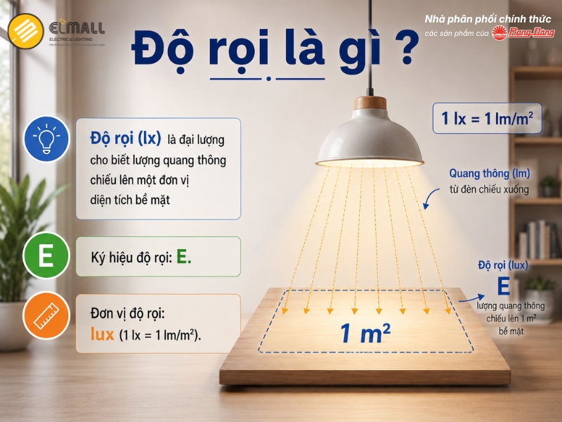 Độ rọi (Lx) là gì ?
