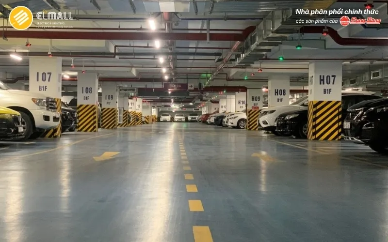 Chỉ Tiêu Kỹ Thuật Chiếu Sáng Cho Tầng Hẫm Bãi Để Xe