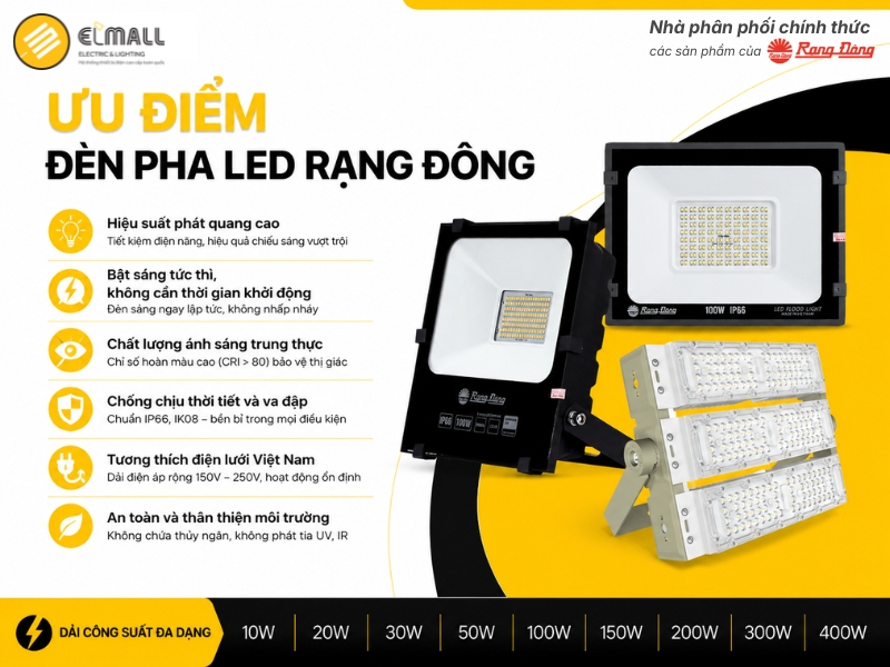 ưu điểm đèn pha rạng đông