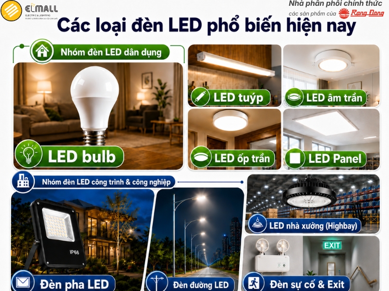 các loại phổ biến hiện nay