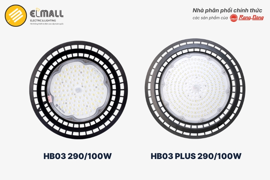 Đèn LED nhà xưởng 100W Rạng Đông HB03