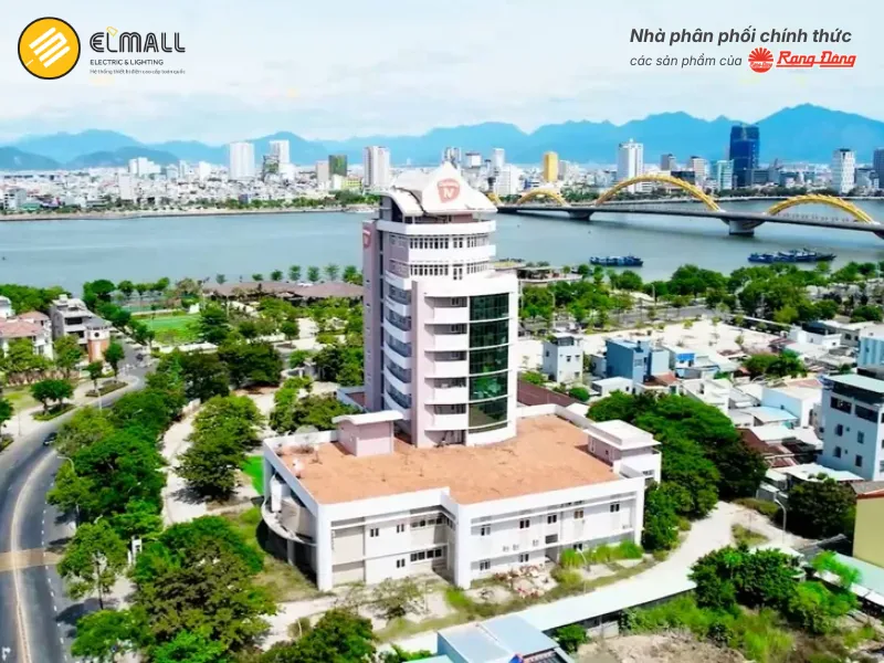 chiếu sáng Đài Phát thanh – Truyền hình Đà Nẵng với CSD08 100W