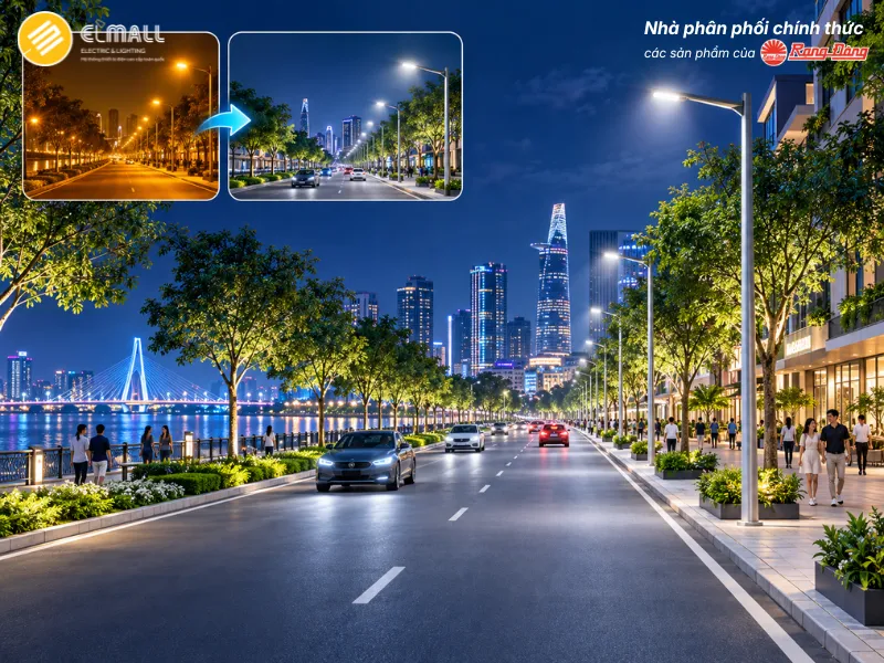 giải pháp chiếu sáng đảm bảo mỹ quan đô thị